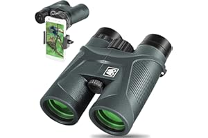 Sarblue 10x42 Binoculars for Adults with Smartphone Adapter, BAK4 Prism and FMC Lens, HD Professional Binoculars for Bird Watching Travel Stargazing Hunting Wildlife Watching Outdoor Concerts Sports