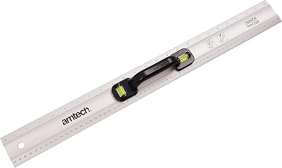 Amtech P4035 600mm 24in Rule with Spirit Level