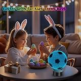 Linkax 3D Illusion Football Night Light for Kids - 16 Color Change view 2