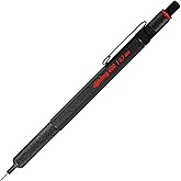 rOtring 600 Full-Metal Body 0.7mm Mechanical Pencil, Black, for Precise Ruler-Based Drawing