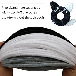 Swpohrat 300 Pieces Pipe Cleaner Craft Set 3