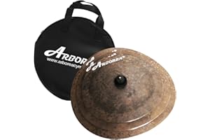 Arborea Bronze Clap Stack Cymbal 11"13"15" 3Piece Plus 16"Cymbal Bag Knight Series Effect Sound Smack Stack Drum Cymbal Pack For Practice