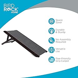 BIRDROCK HOME Adjustable Pet Ramp for Small