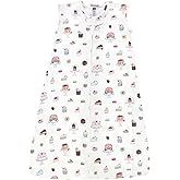 Hudson Baby Unisex Baby Cotton Sleeveless Wearable Sleeping Bag, Sack, Blanket, Sweet Bakery, 0-6 Months