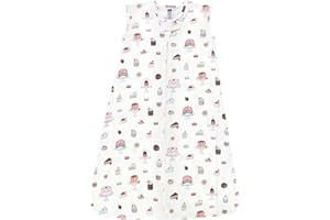Hudson Baby Unisex Baby Cotton Sleeveless Wearable Sleeping Bag, Sack, Blanket, Sweet Bakery, 18-24 Months