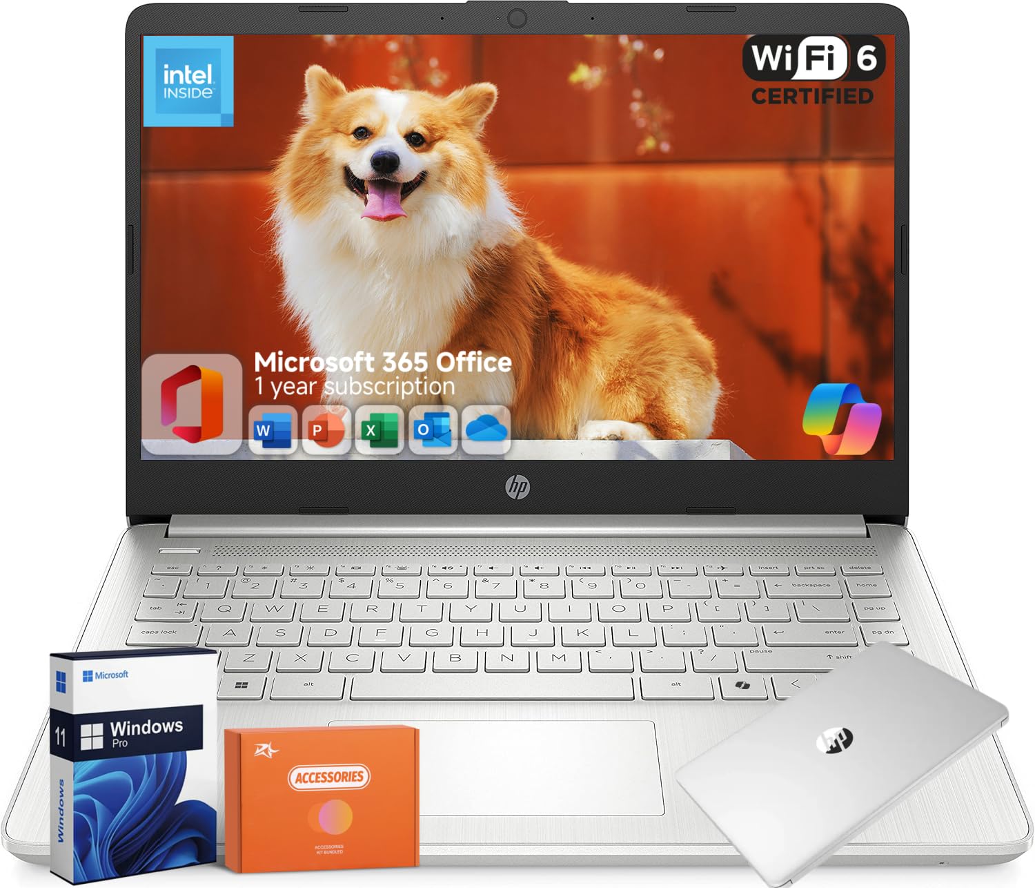 HP 14 Inch Laptop for Students, 2025 Intel N150