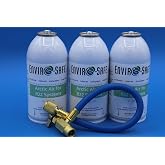 Arctic Air for R22 Systems, 3 Cans, Charging Hose, White