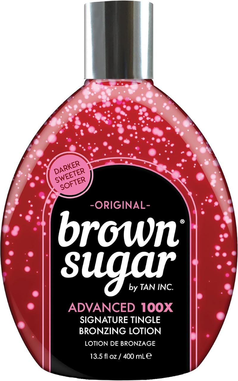 Tan Incorporated Original Dark Brown Sugar Tingle 45 Bronzer Tanning Lotion