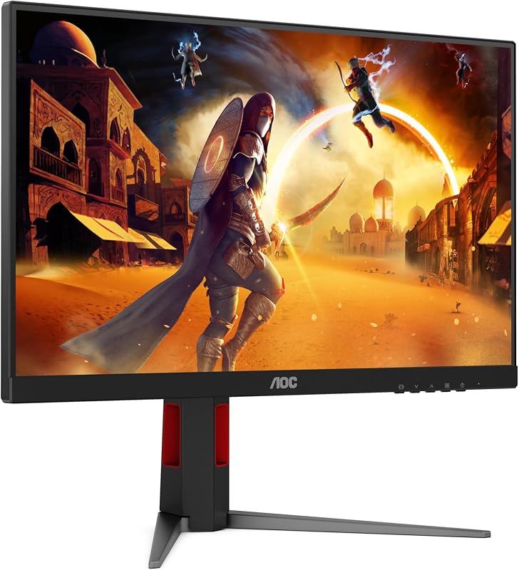 24G4HA 24 Zoll FHD Gaming Monitor, 200Hz, Fast IPS Panel, 1ms GtG, HDR10, G-Sync Compatible, Höhenverstellung,Lautsprecher,(1920x1080 HDMI 2X 2.0 DP 1x 1.4) Schwarz