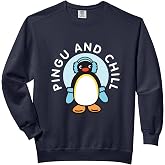Pingu and Chill Comfort Colors Adult Sweatshirt