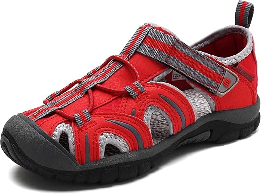 boys red sandals