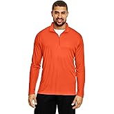 Team 365 Men's Zone Performance Quarter-Zip L SPORT ORANGE