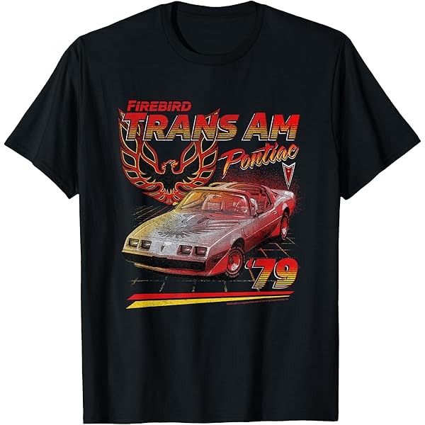 1985 Retro Firebird Trans Am Men's Short Sleeve T-Shirt Black, Fan
