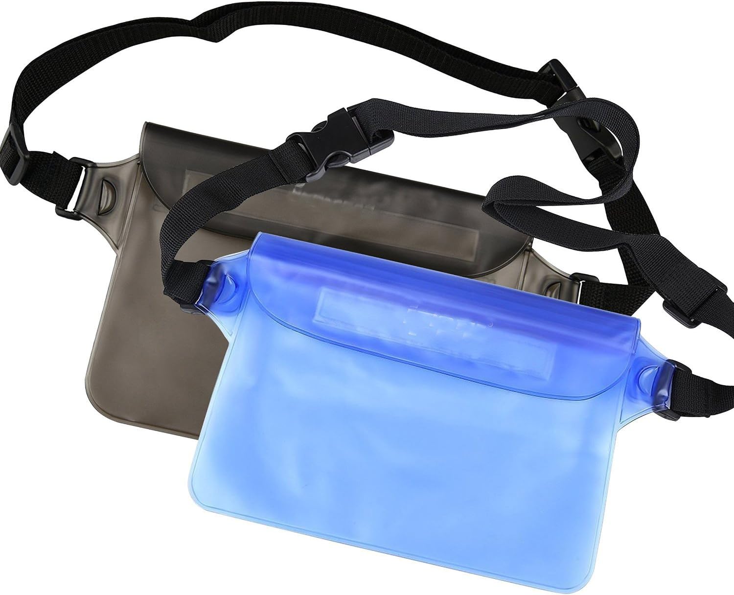 LU2000 Pack of 2 Waterproof Pouch Dive Bag Case Waist Carry Bag for