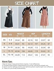 Flygo Women's Casual Mid Length Long Corduroy