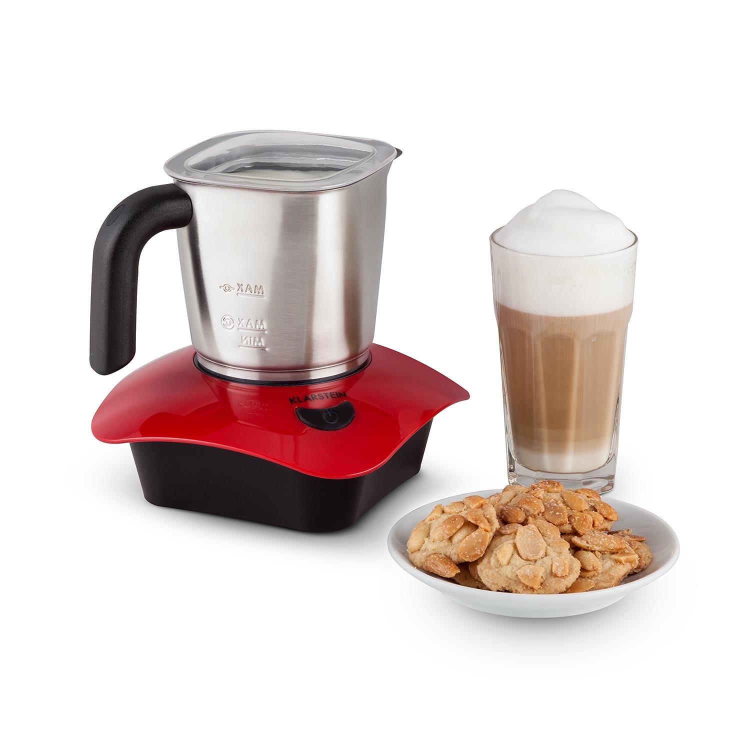 Klarstein Soprano Espumadora de leche  W potencia calentador de jarra inducción