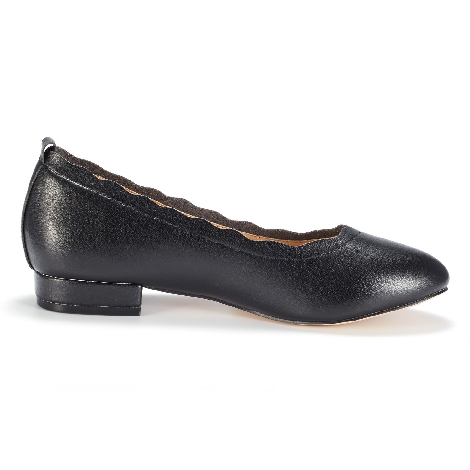 DREAM PAIRS Women's Sole_Elle Black/PU Fashion Low Stacked Slip On Flats Shoes Size 7 M US - Image 3