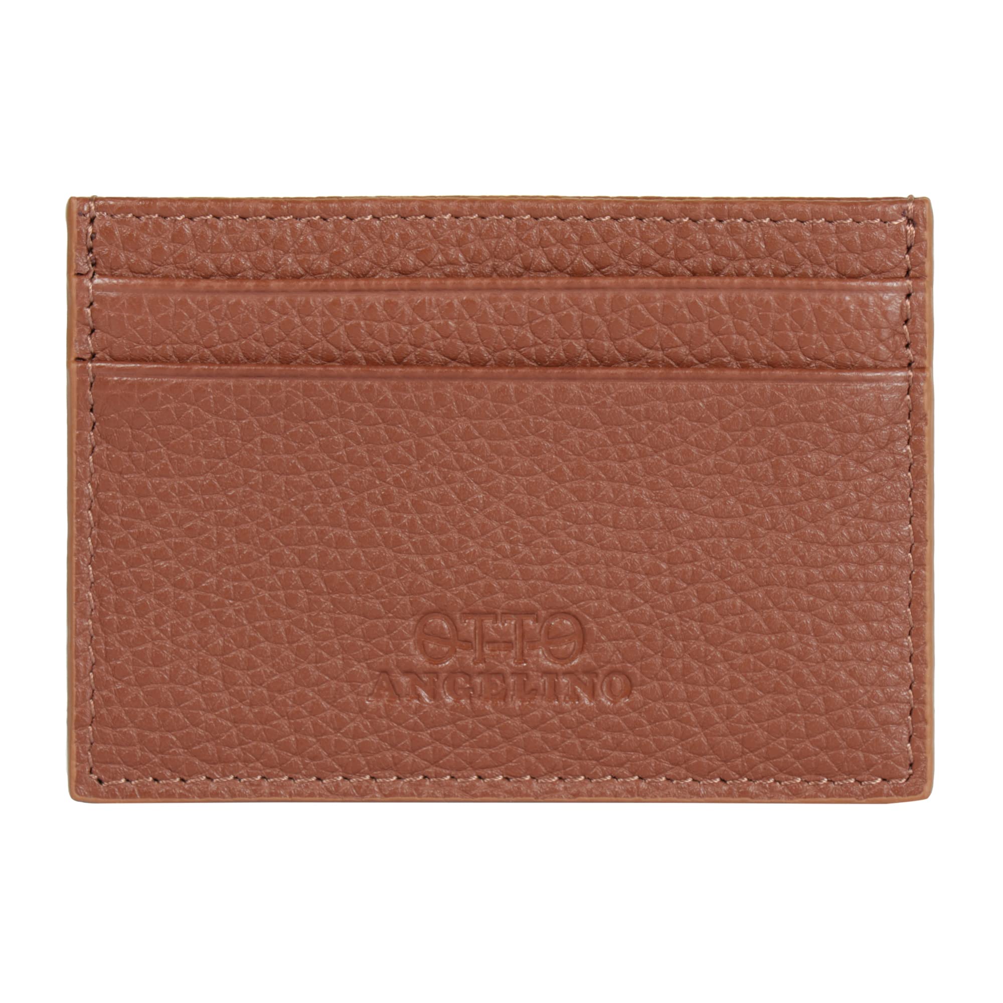 Otto Angelino Genuine Leather Cardholder Wallet - Bank Cards, Money, Driver's License, RFID Blocking - Unisex