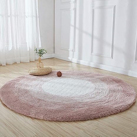 Amazon ラグシンプルなリビングルームコーヒーテーブルカーペットラウンドラグソフトタッチ厚みを増す暗号化洗えない髪を失うのは簡単ではない 実用的な機会ベッドルーム リビングルーム ベッドエンドなど ラグ カーペット オンライン通販