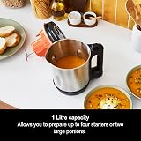 Morphy Richards 501021 Compact Soup Maker 1L 900W Black & Stainless Steel view 2