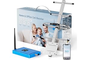 ANNTLENT Verizon Cell Phone Signal Booster, Smart APP Help Install, High Gain Outside Antenna, Boost 5G & LTE Signal on Band 13, FCC Approved