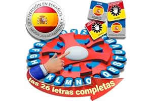 YILCER 26 Teclas Basta Juego De Mesa, Juegos De Mesa En EspañOl, Spanish Games, Quick Thinking Letter Pressing Word Game, A Great Board Game for Family and Friends