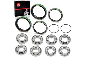 MOTO1988 Front Wheel Bearings & Seals Kit Compatible with Polaris Sportsman 335 400 500 Magnum 325 425 500 Scrambler 400 500 