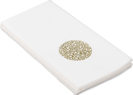 Amazon Com Echo Beach Cloth Like Guest Towels Napkins White With
