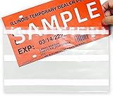 prismite Temporary License Plate Protectors or