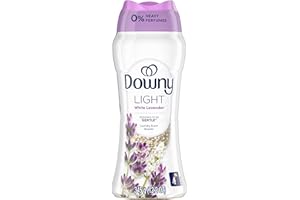 Downy Light Laundry Scent Booster Beads, White Lavender Scent, 12.2 OZ, In-wash fabric beads designed to be gentle with a light boost of scent, No Heavy Perfumes