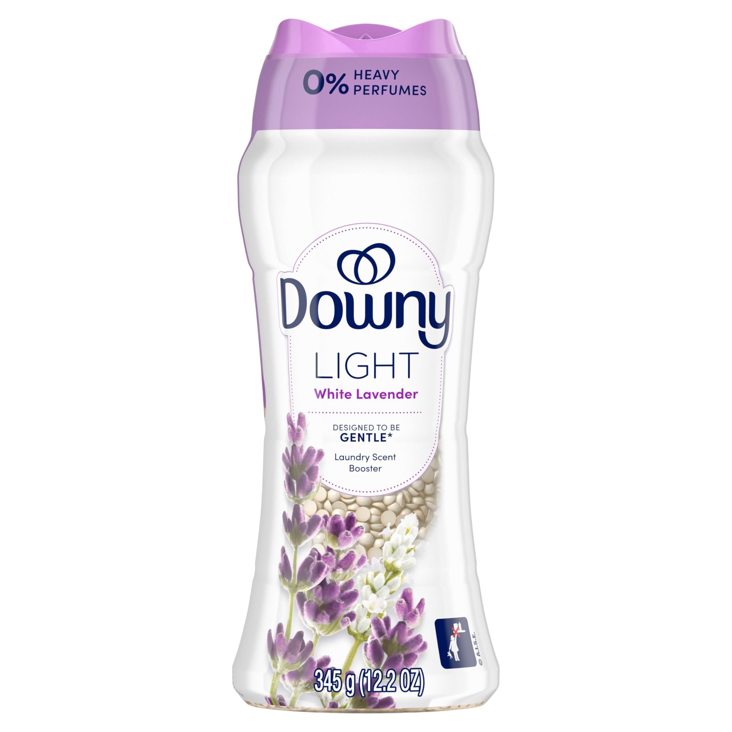 Downy Light Laundry Scent Booster Beads, White Lavender Scent, 12.2 OZ, In-wash fabric beads designed to be gentle with a light boost of scent, No Heavy Perfumes