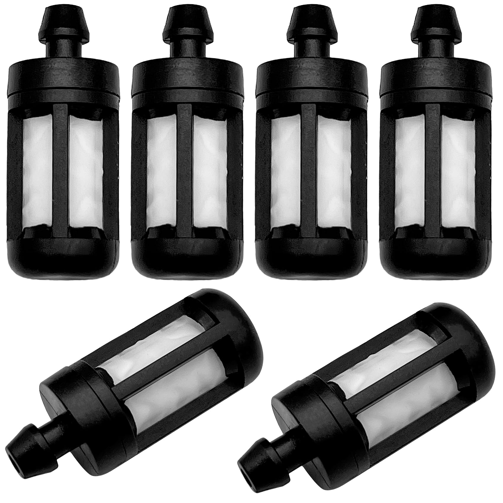 6 Fuel Filters for Stihl Chainsaws - Fits 0.31" (8mm) ID Fuel Line - Replacement for Part 0000 350 3504 - Compatible with Stihl MS250 MS340 MS360 MS440 MS880 Chainsaw Models