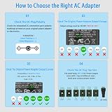 AmzFwing 24V 1A Power Supply Adapter 100-240V AC to DC 24W Transformer view 3
