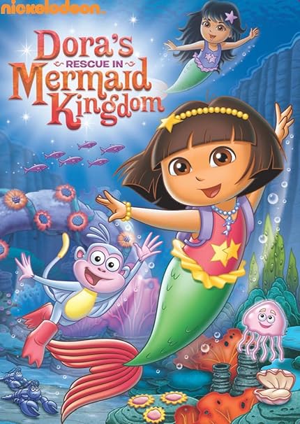 Dora The Explorer Dora S Rescue In Mermaid Kingdo Amazon Co Uk Dora The Explorer Dvd Blu Ray