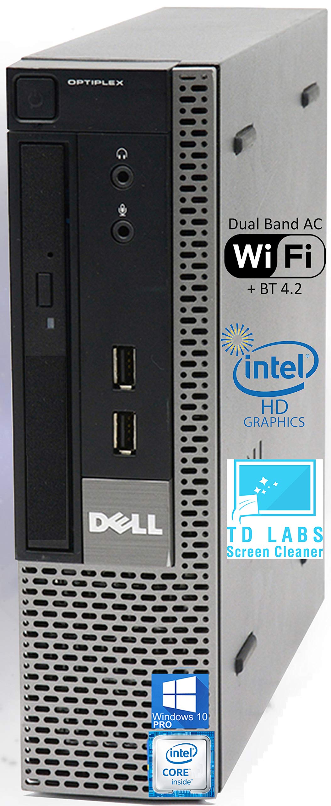 Dell Optiplex 9010 USFF Desktop Computer - Intel i7-3770S Upto 3.9GHz, HD Graphics 4000 4K Support, 