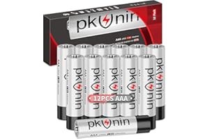 Ocvrszsw PKUNIN AAA Batteries 1.5V Triple A Batteries AAA Alkaline Battery 12 Pack for Flashlight Toys Remote Control Clocks