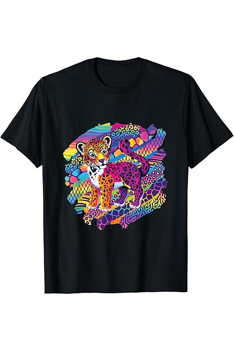 Amazon.com: Rainbow Tiger Head Vibrant Royalty Colorful Tiger T-Shirt :  Clothing, Shoes \u0026 Jewelry
