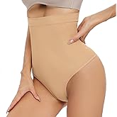 CHICFAN Tummy Control Thong Shapewear for Women Seamless Shaping Thong Panties Body Shaper Underwear