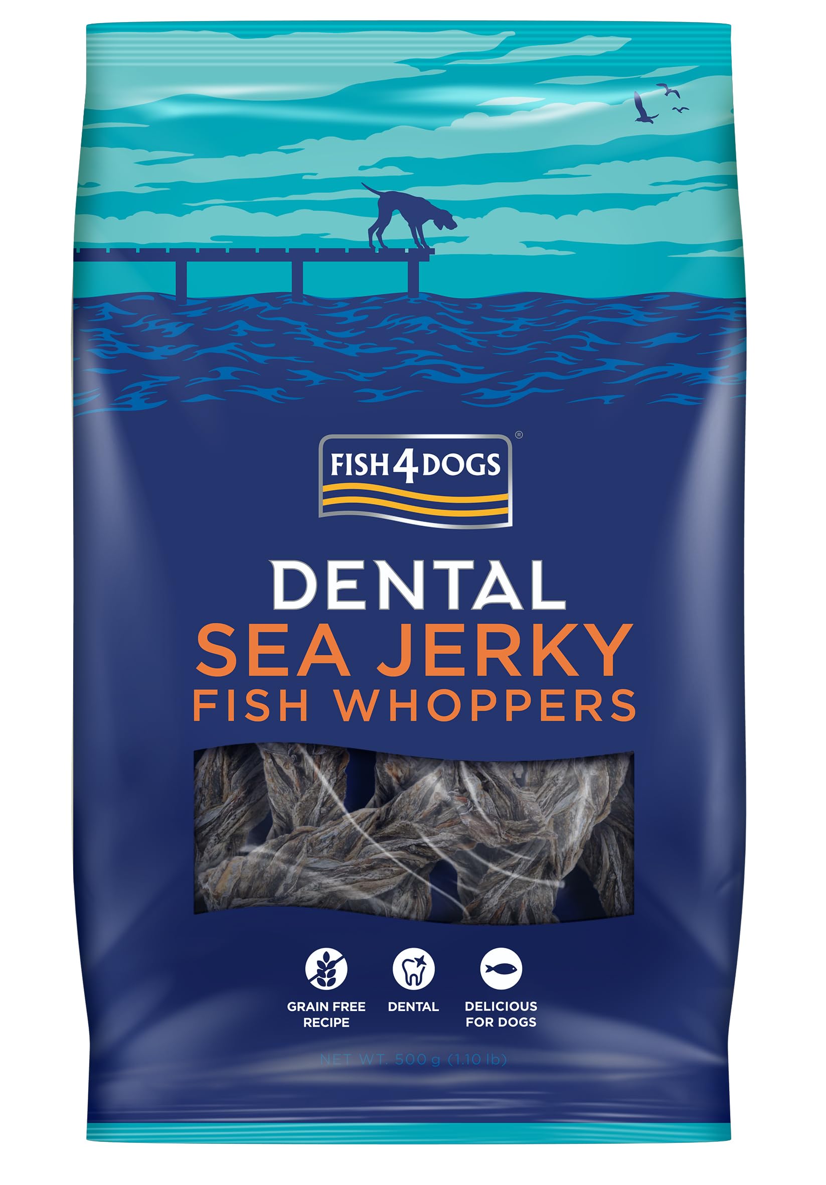 FRIANDISE FISH4DOGS TRESSÉE 500G