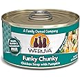 Weruva Classic Cat Food, Funky Chunky Chicken Soup with Pumpkin in Chicken Soup, 3oz Can (Pack of 24)