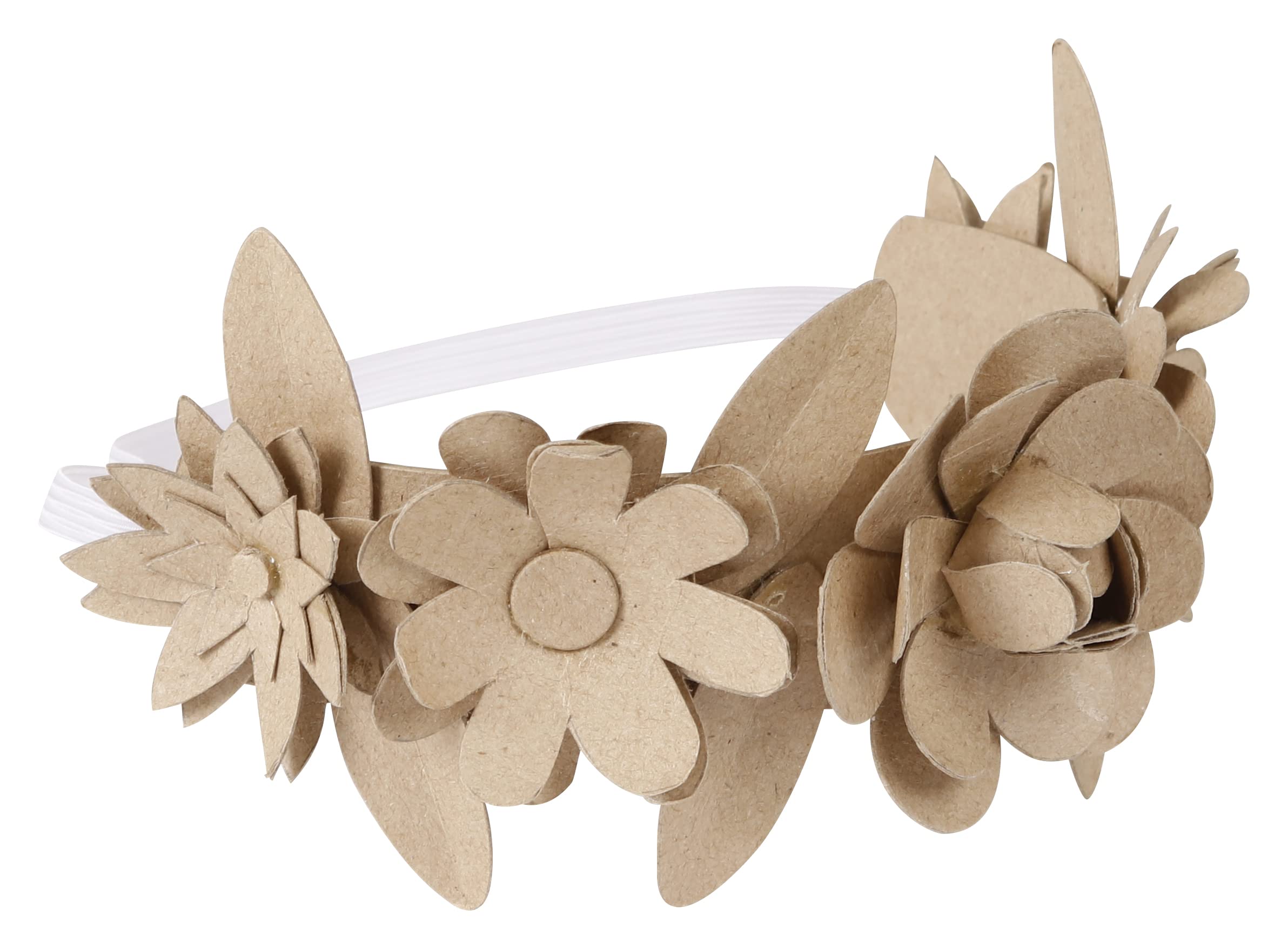 Decopatch AC900C - A crown of flowers to decorate - Creative leisure head accessory - Paper mache carnival decoration - Dimensions: 16 x 9 x 3cm