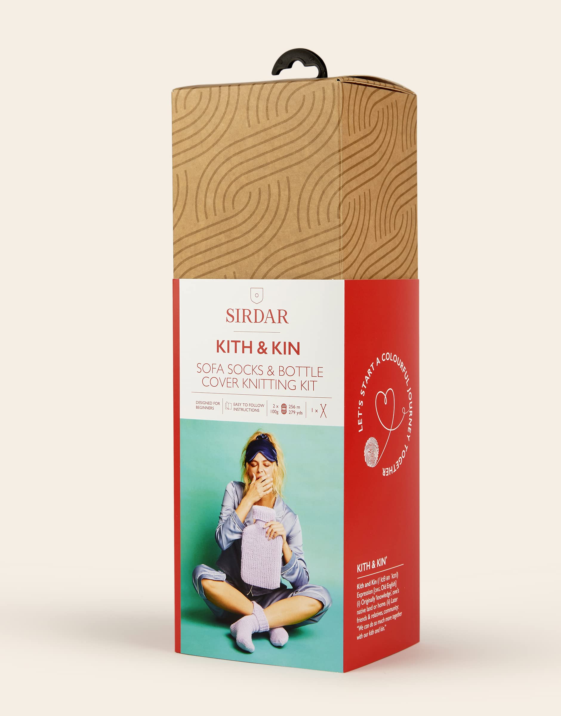 Sirdar Kith & Kin, Sofa Socks & Bottle Cover Knitting Kit