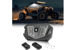 OFFROADTOWN UTV Dome Light Universal Roll Bar Mount 12V Interior Dome Light Utility Roll Cage Lights Cab Lighting Trunk Light
