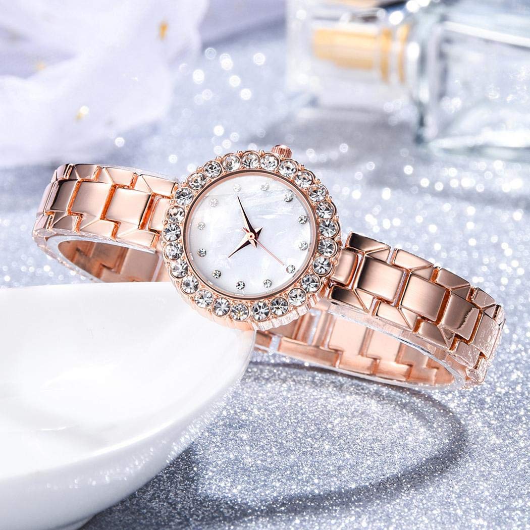 Zimrio Montre-bracelet à quartz avec fermeture à boucle pliante pour femme avec bracelet Montres bracelet