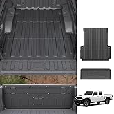 Dattumar Truck Bed Mat Compatible with 2020-2025 2026 Jeep Gladiator JT 5Ft Bed Liner Tailgate Mat All Weather Protection TPE 2024 Gladiator Accessories (20-26 Gladiator 5FT)