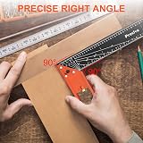 Preciva 12 Inch Carpenter Square Tool 300mm Combination Square Stainless Steel view 5