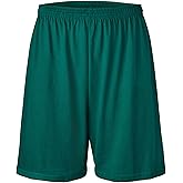 Soffe Mens Heavyweight Drawstring Jersey Shorts, 6" Inseam, Cotton/Poly Blend