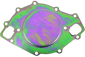 Ford Racing Water Pump Back Plate, Steel, Cadmium, compatible with Big Block Ford, Each