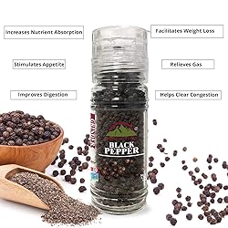 Himalayan Chef Black Pepper Grinder-2 Count