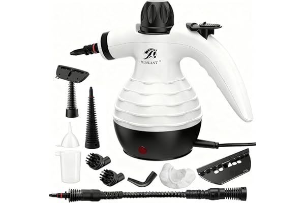 MLMLANT 4.5 Bar HandHeld Steam Cleaner,300°F Steamer For Home | Safety Lock| Floor, Window, Oven, Grout, Sealed Tile, Upholst